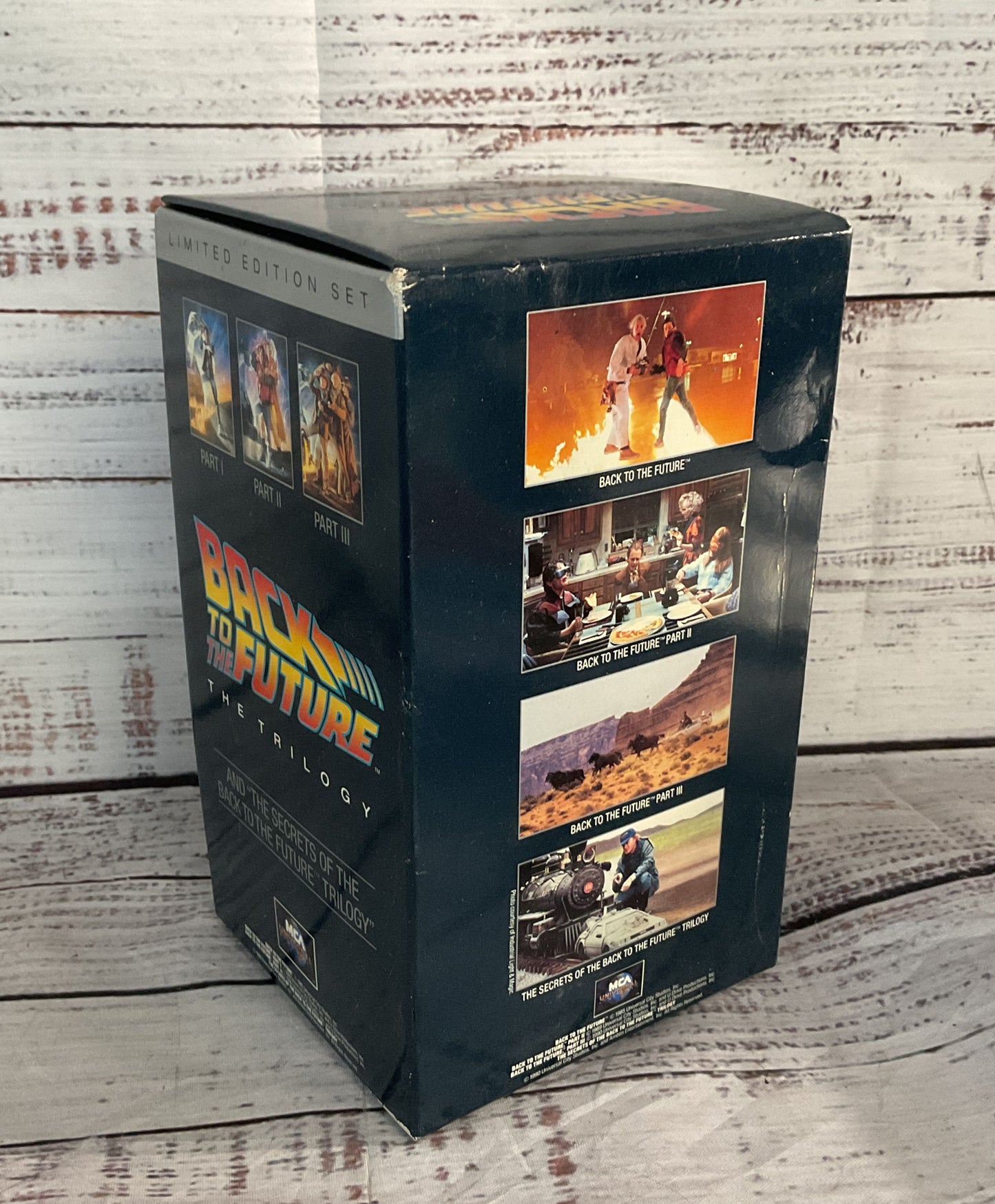 Back to the Future Trilogy Secrets of the Trilogy VHS Set