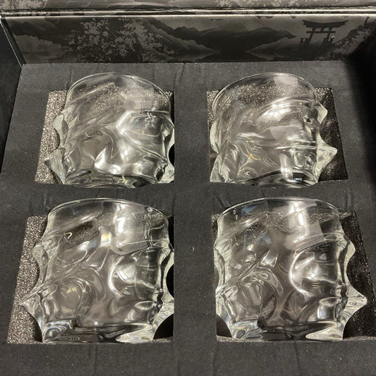 Tsukiglass Limited Edition Set Of 4 Private Collection Glass Whiskey Tumblers