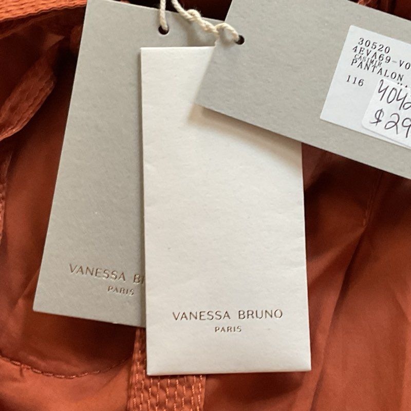 NWT VANESSA BRUNO Paris Women's High Waist Casimir Pantalon Pants- SZ 34/ 0 US