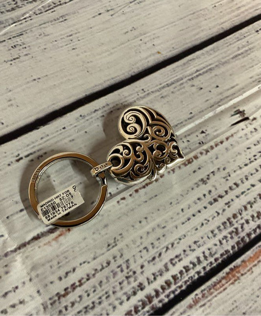Brighton Silver Tone Heart Keyring