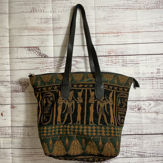 GAVIVE by Boyt Egyptian Motif Tapestry Tote Bag
