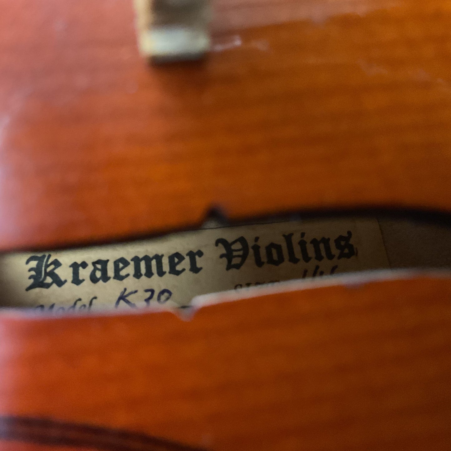 Kraemer Violins K30 1/4 Violin W/ Hard Case and Bow