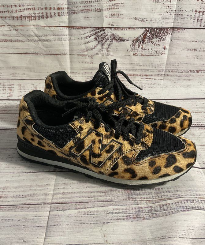 J Crew Edition Size 6.5 - New Balance 996 Low Leopard Pony Hair Sneakers