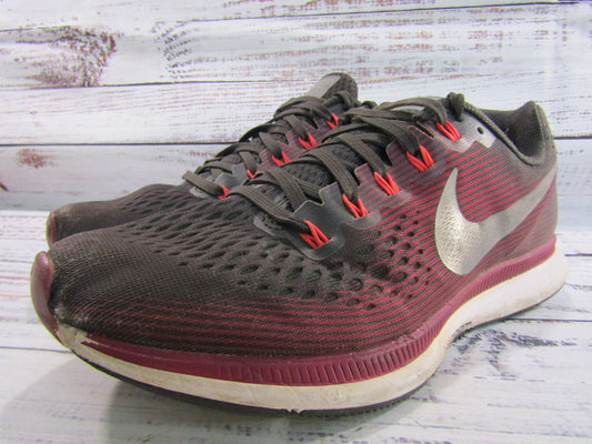 Nike Air Zoom Pegasus 34 Women's Black Berry Low Top Sneakers AH7949-200