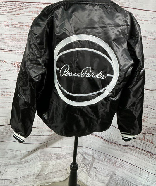 Men's Pistons Rosa Parks Button-down Jacket by Starter Size S