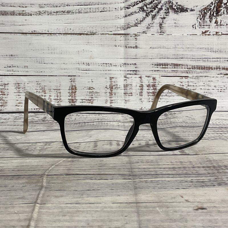 Burberry B2226 3600 Black/Gray Eyeglasses - Size 55-18-145 *FRAME ONLY*