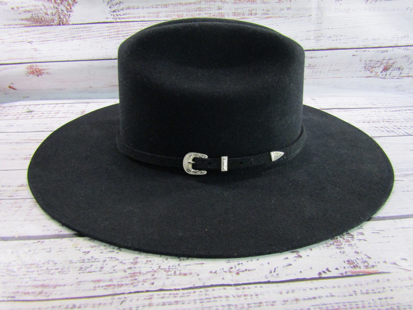 Chaparral Men's Black Sheep Wool Western Hat Size 7 1/4
