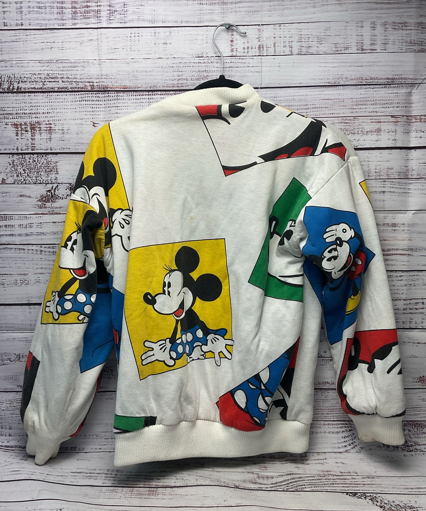 Vintage Disney Mickey Minnie Mouse Reversible Jacket - Size 19"