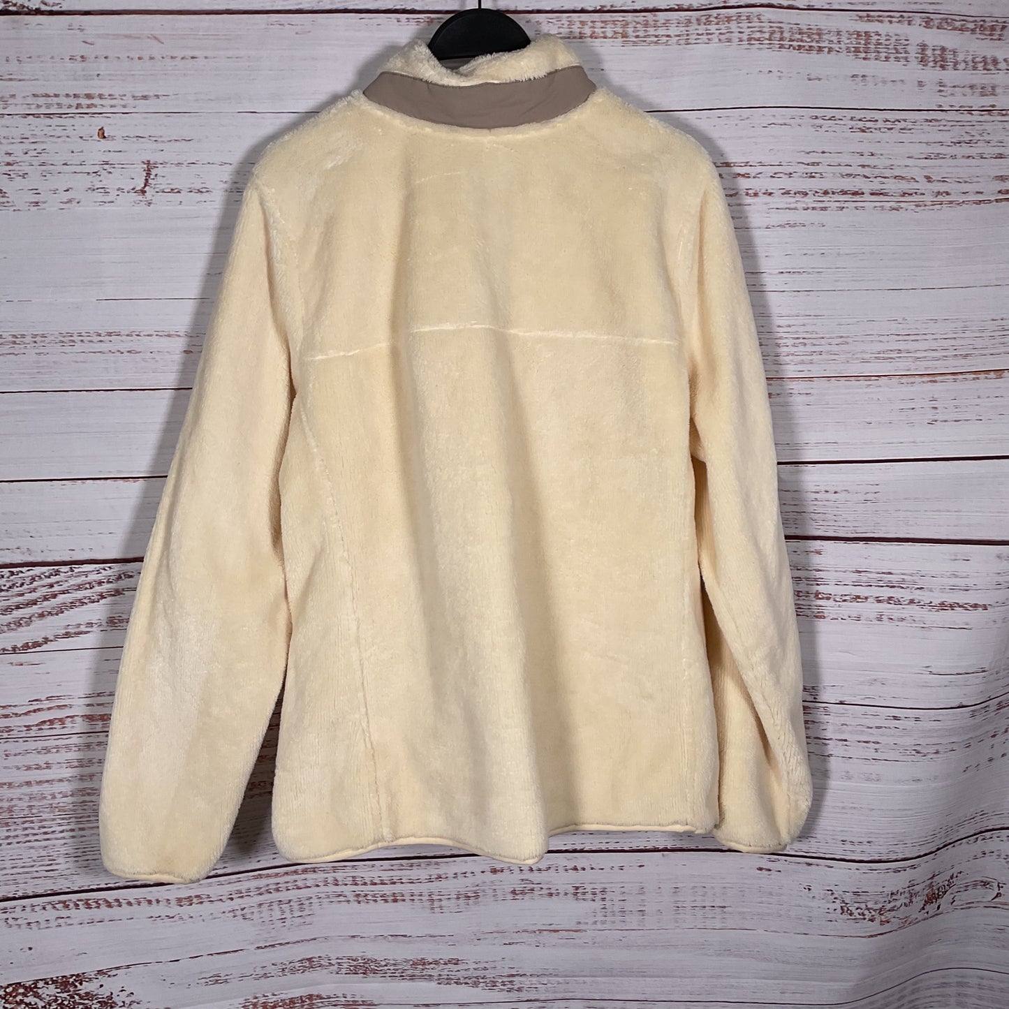 L.L. Bean Hi-Pile Fleece Pullover Offwhite Sweater - Size XL