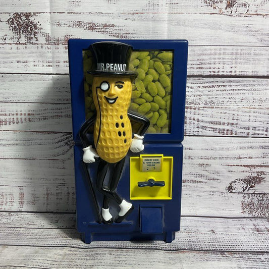 Nabisco Vintage 12" Mr. Peanut Functional Vending Machine Piggy Bank