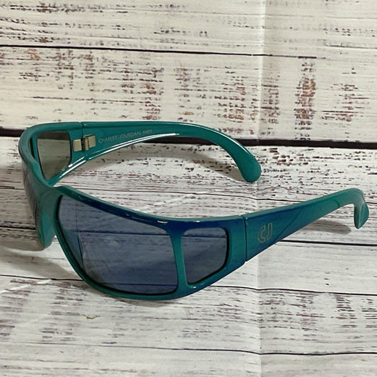 VTG. CHARLES JOURDAN Paris Men's Teal Wrap Sunglasses