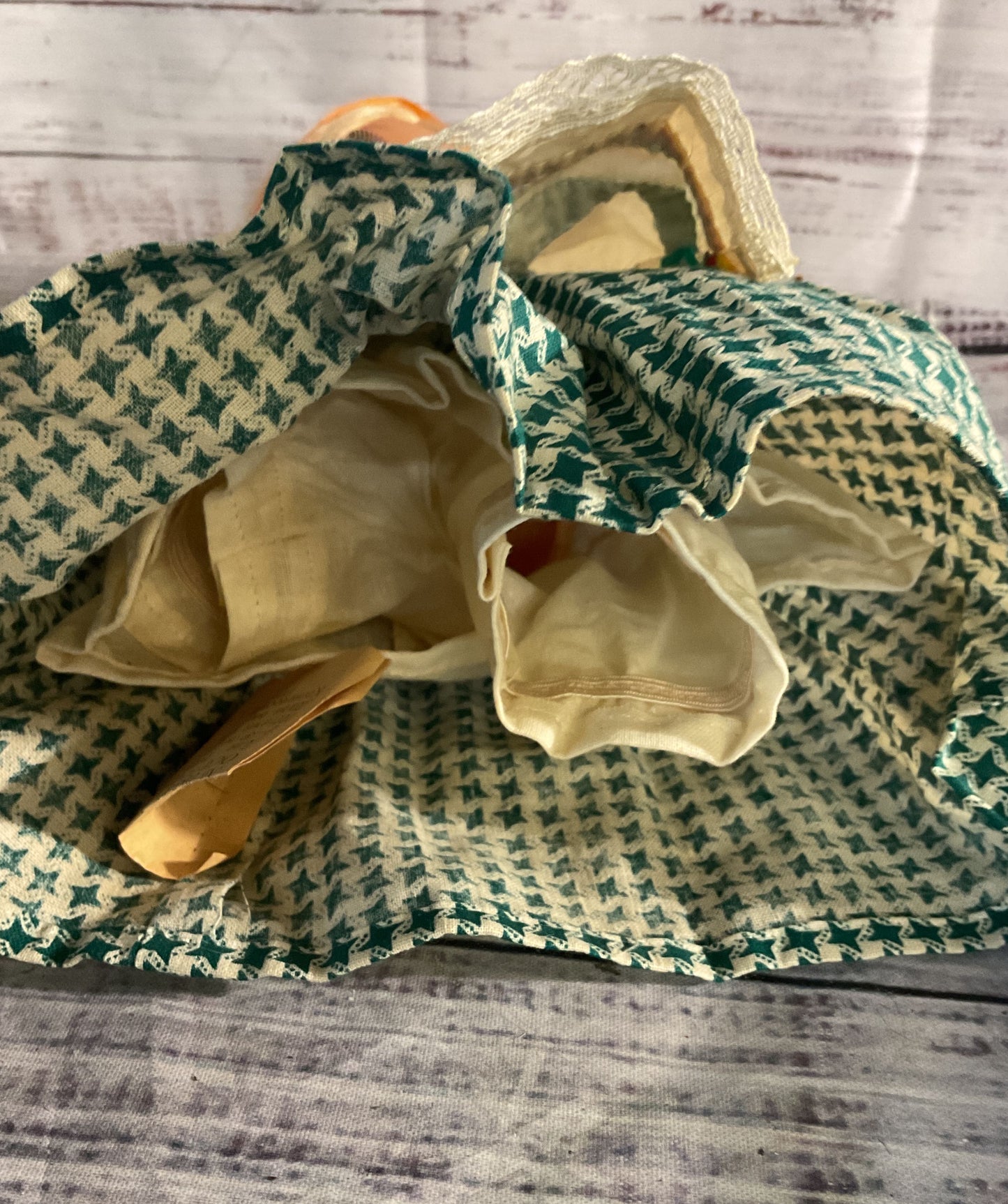 Lenigrushka Factory Vintage USSR Soviet Russia Plastic Dashenka Folk Doll