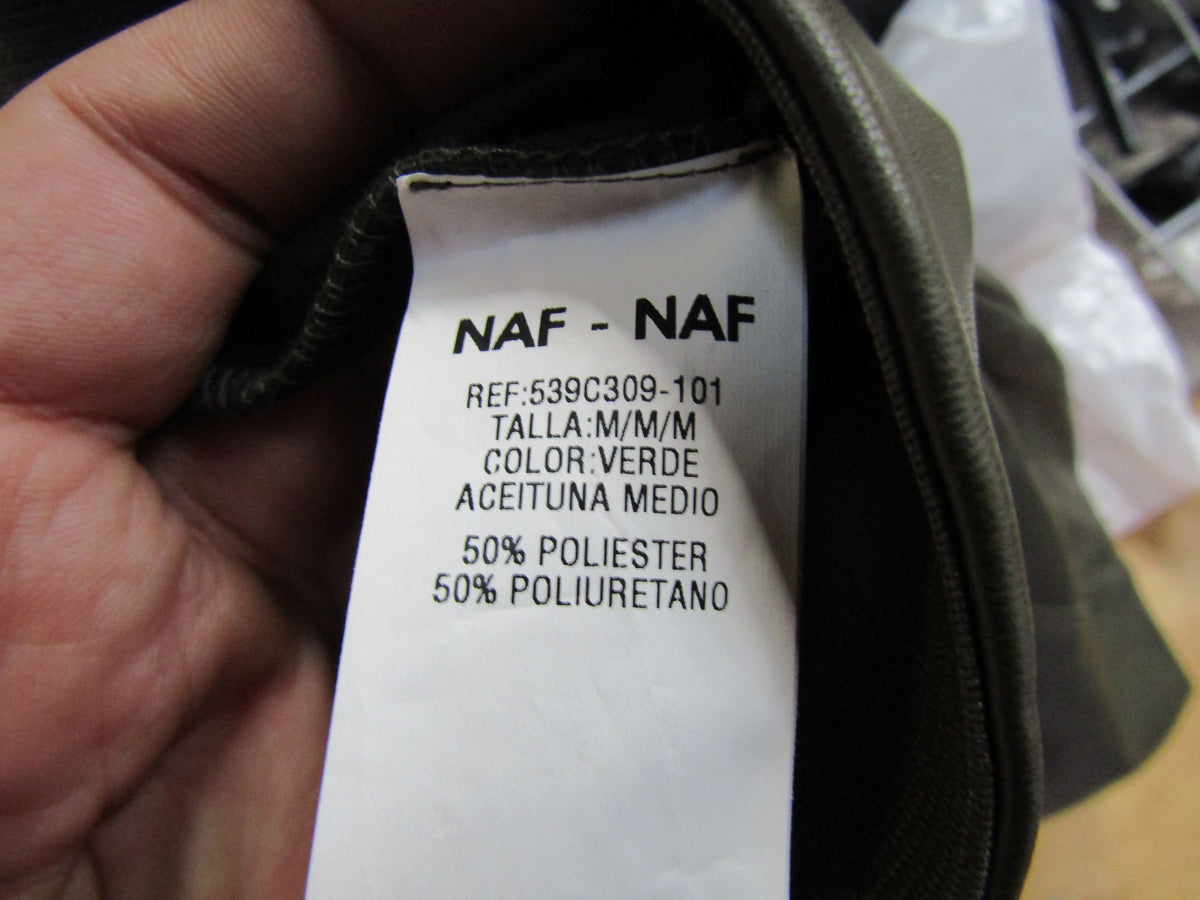 Naf Naf Women's Olive Green Faux Leather Leggings Size M