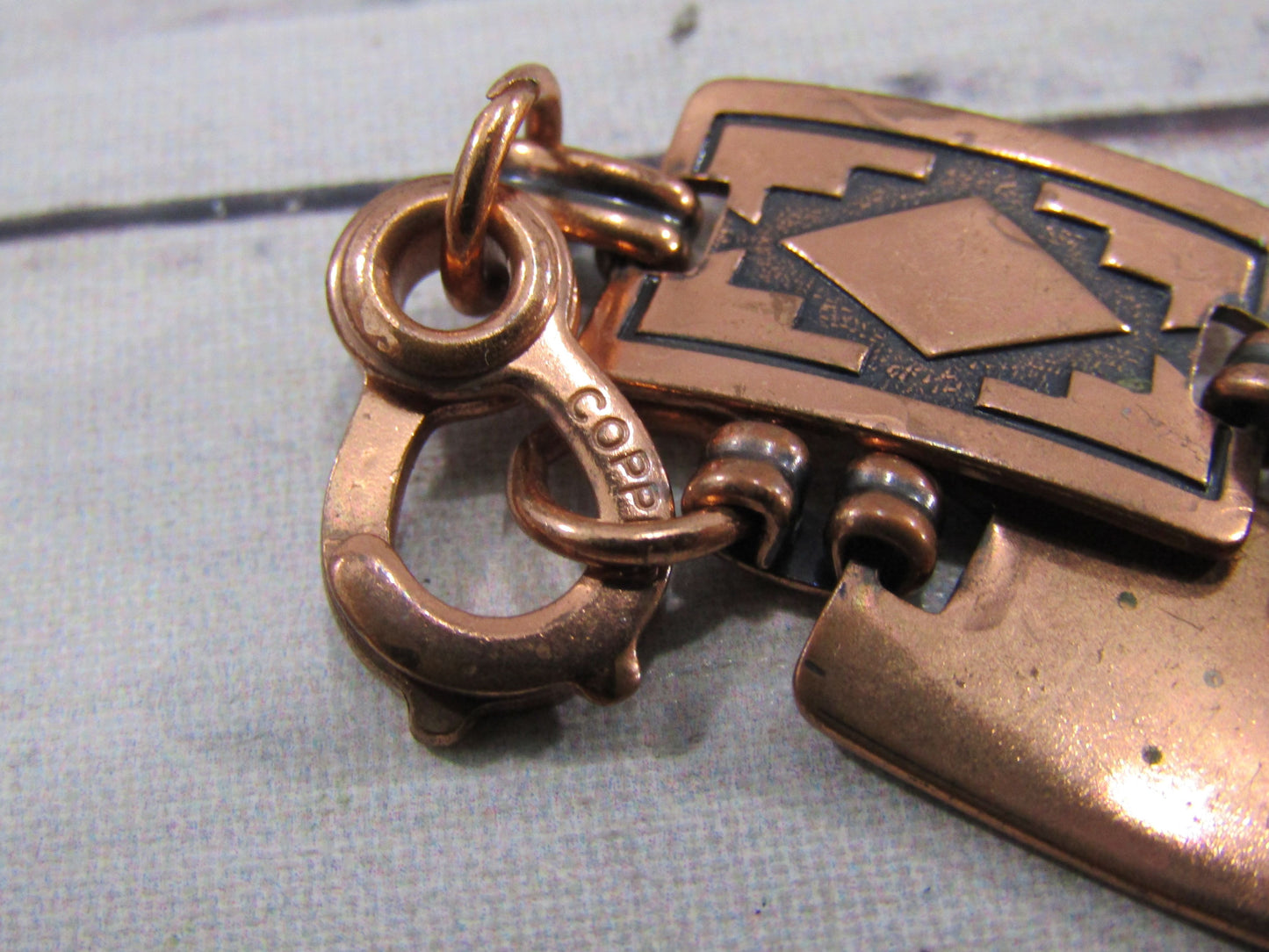 Vintage Handcrafted Southwestern Copper Bracelet