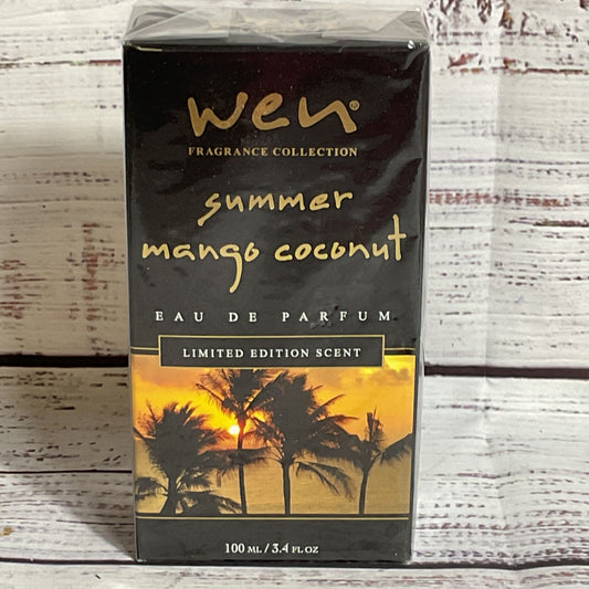 NEW SEALED WEN Summer Mango Coconut Eau De Parfum-100ml/ 3.4fl.oz (2 OF 2)