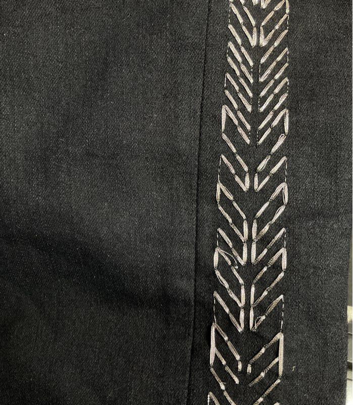 Rag & Bone The Bengal Embroidered Skinny Jeans Dark Blue 28