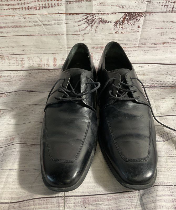 Cole Haan Air Black Leather Lace Up Dress Shoes Size 11 M