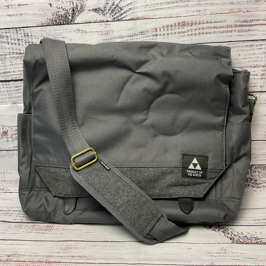 Product Of The North Grey Belfast x PSP Messenger Bag Polyester 14"x12"x4" New