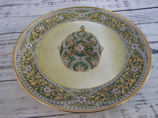 Franklin Mint House of Faberge Garden of Jewels Imperial Egg Plate