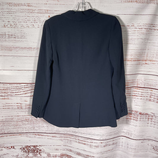 Sezane Sarina Navy Blue Shawl Collar Blazer Jacket - Size 34IT