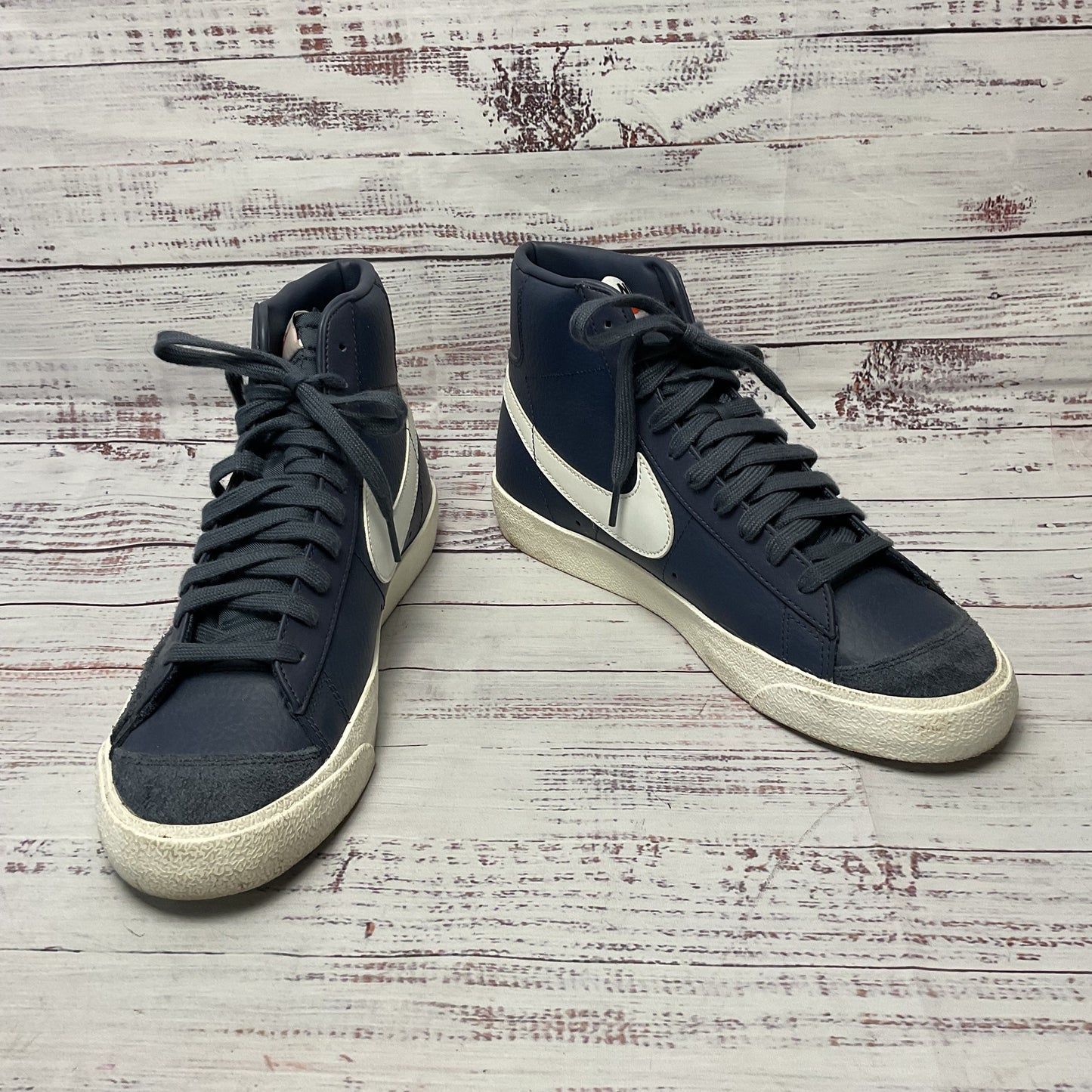 Nike Blazer Mid 77 Vintage Blue Athletic Shoe Men 9.5