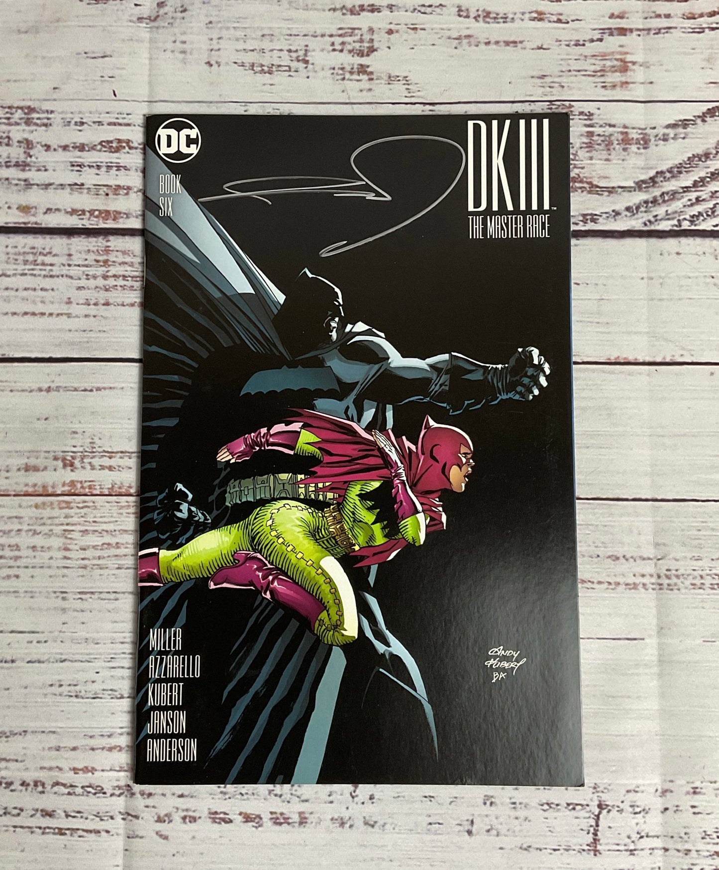 Rare Frank Miller DC Comics Signed Dark Knight III Master Race #6 Of 9