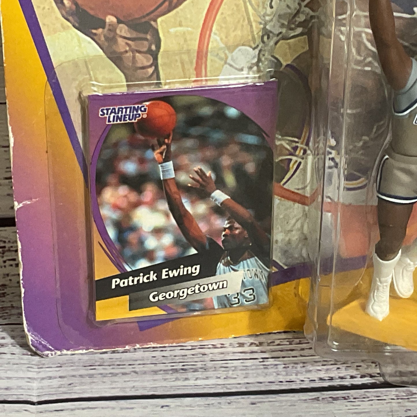 1998 HASBRO Starting Lineup F.A.M.E. Edition Patrick Ewing #33 Georgetown Hoyas