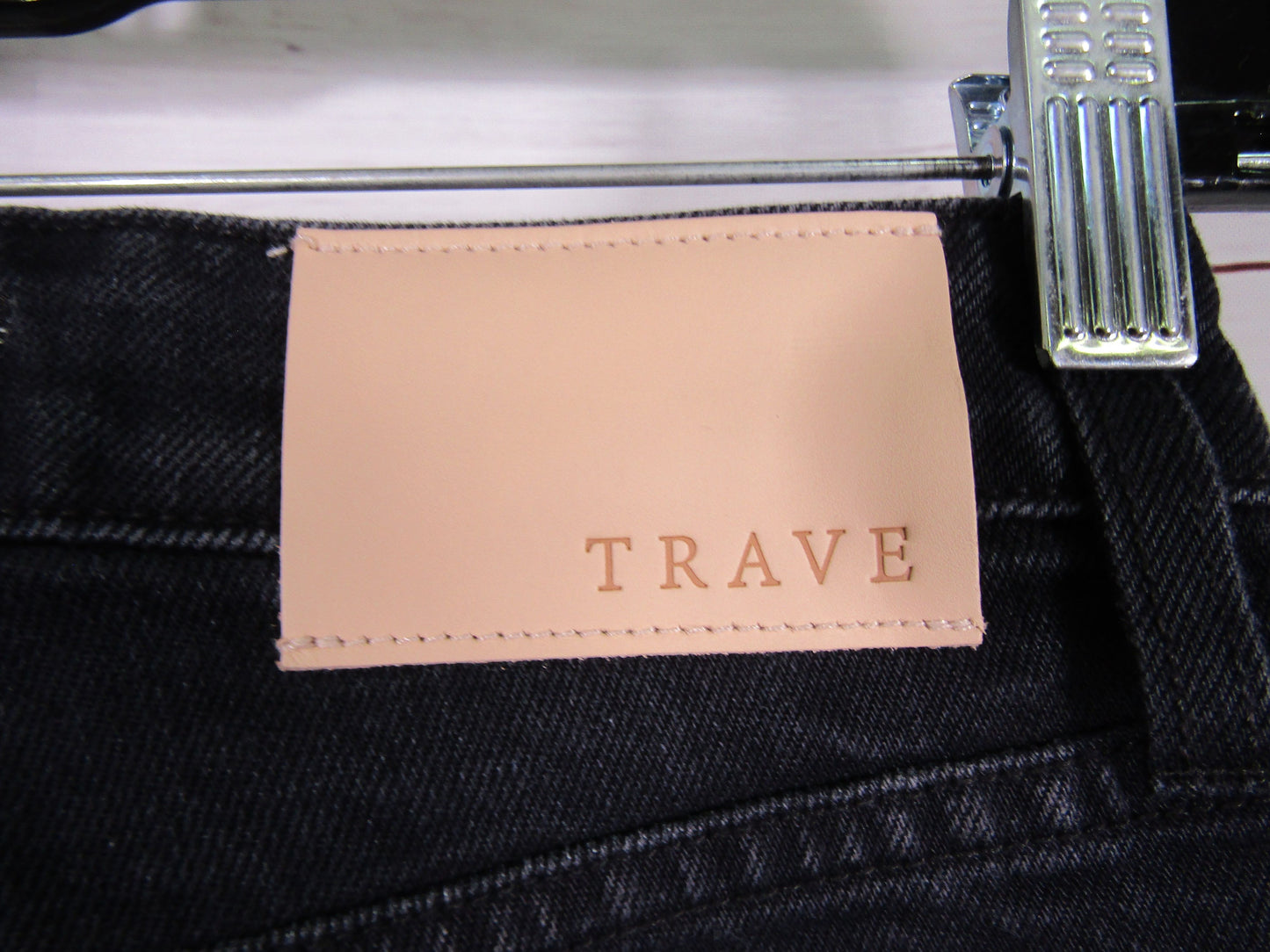 Trave Irina Women's Road to Nowhere Black Distressed Denim Jeans Size 25