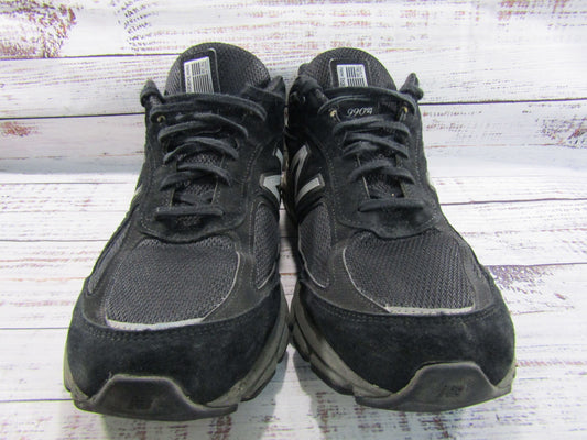 New Balance 990v4 Men's Black Suede Low Top Sneakers Size 14 Made in The U.S.A.