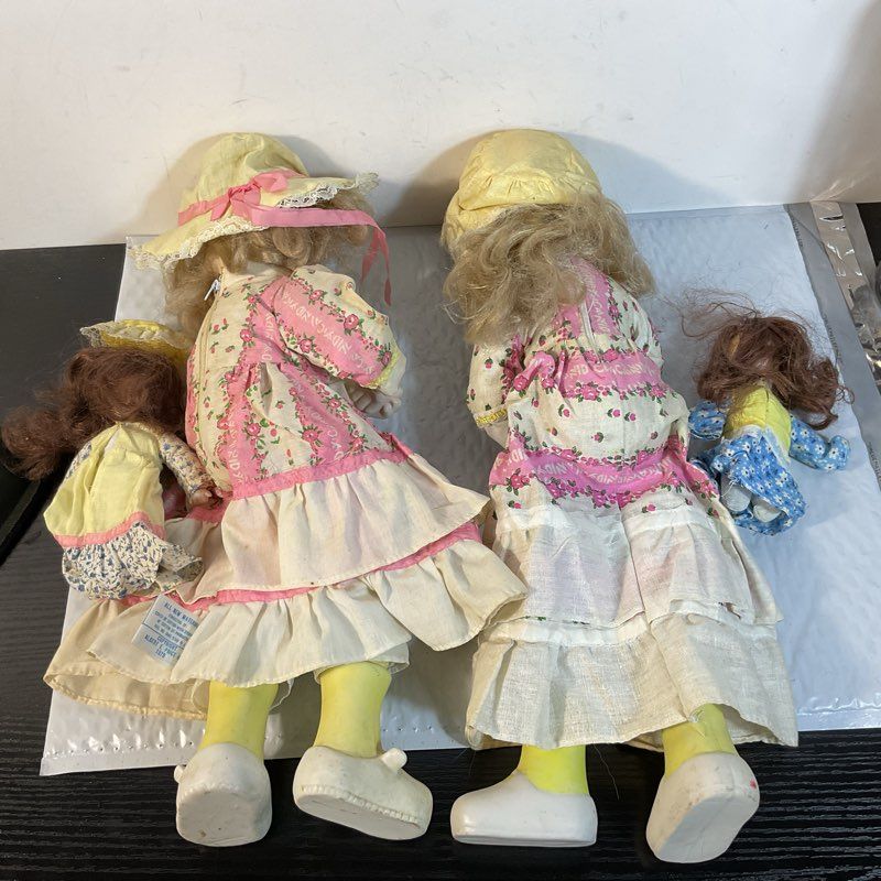 VTG. 1978 Albert E. Price Porcelain Dolls with Baby Doll- SET OF 4