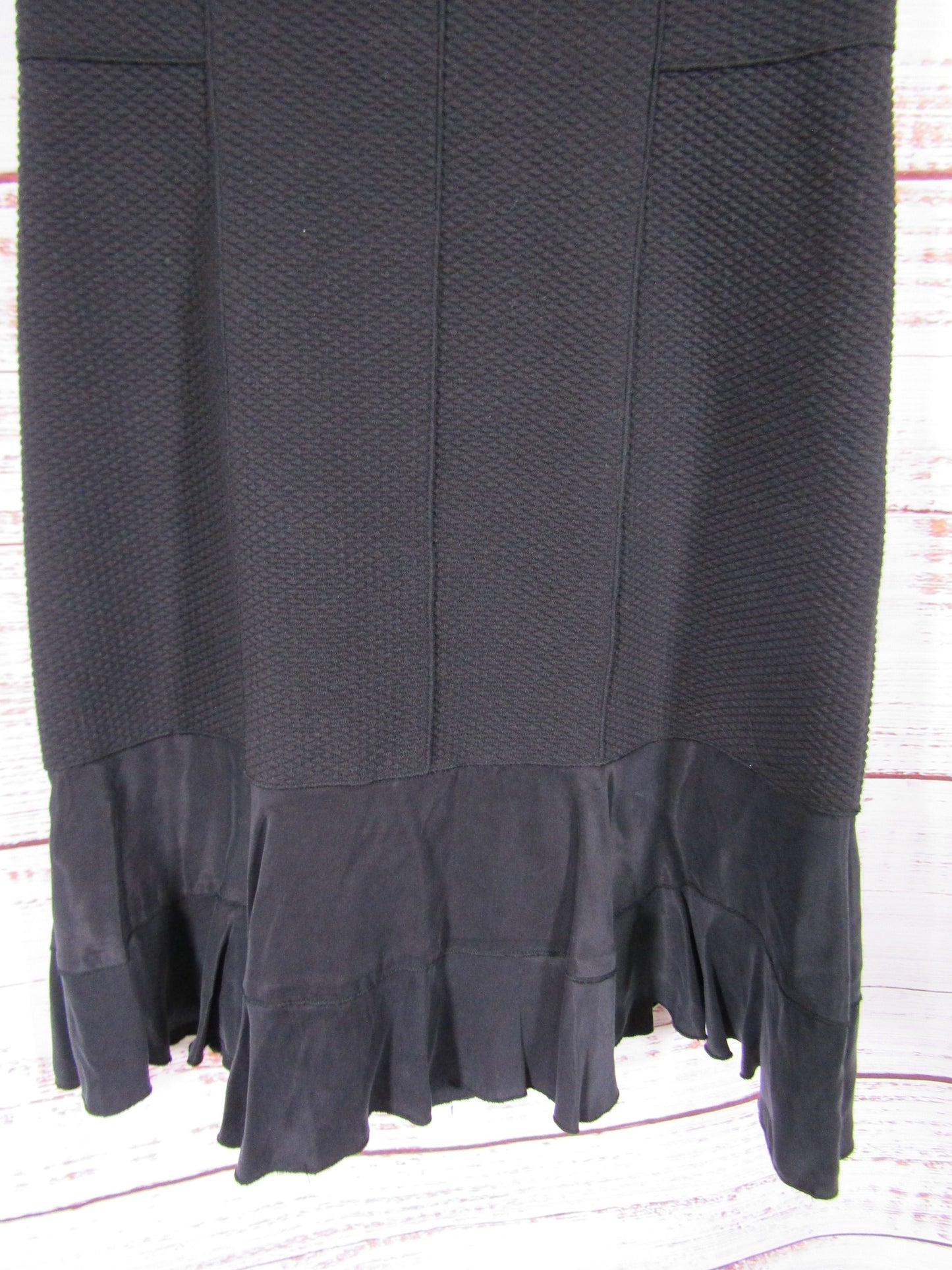 Rebecca Taylor Women's Black Sleeveless Sheath Dress Size 4
