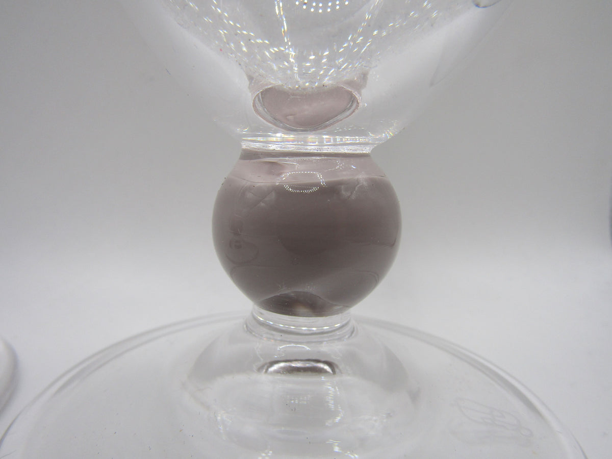 Helle Mardahl Clear Punch Plum Water Glass Set of 2