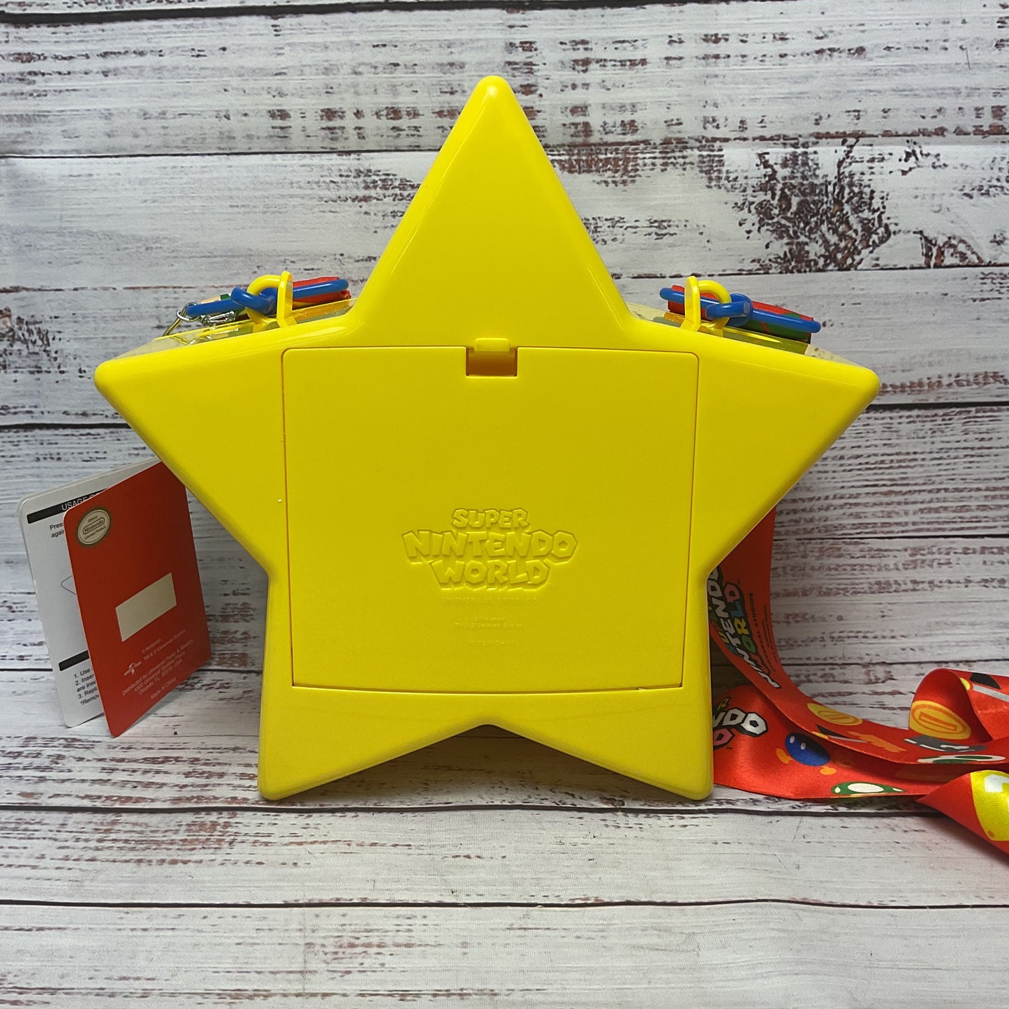 Universal Studios Super Nintendo World Mario Light Up Star Popcorn Bucket