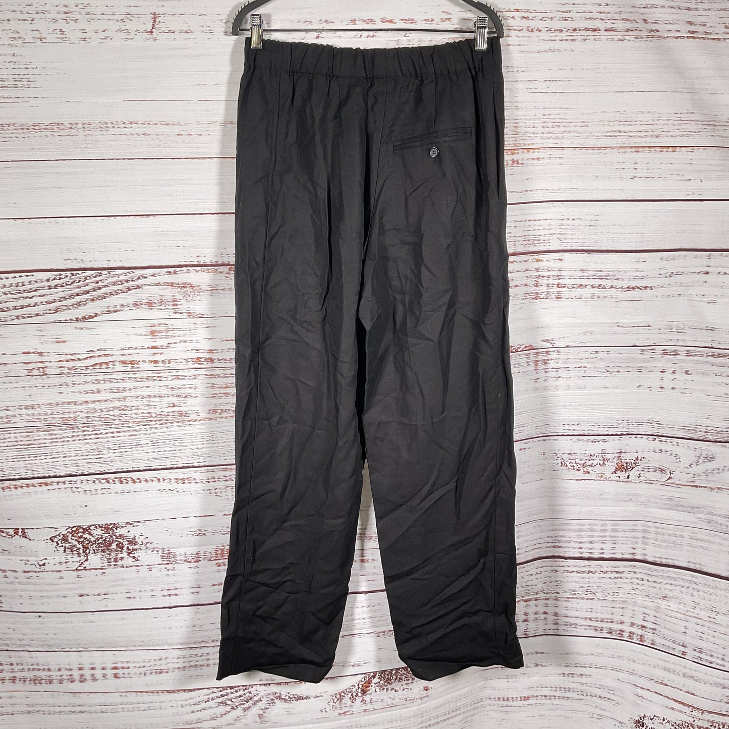 COS Black Elastic Waist Draw String Trousers Pants - Size 8