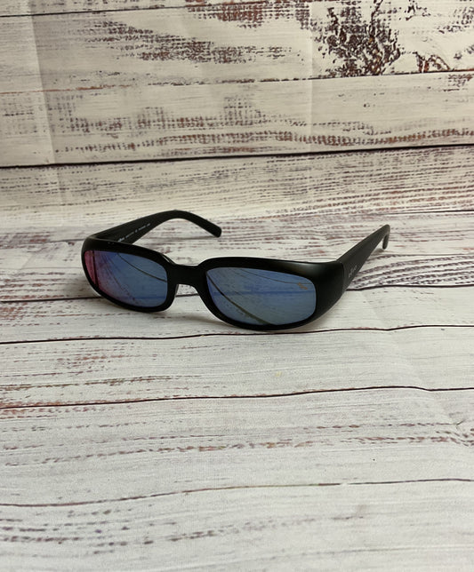 Revo Men's Black Polarized LMB Sunglasses and Protective Hard Case