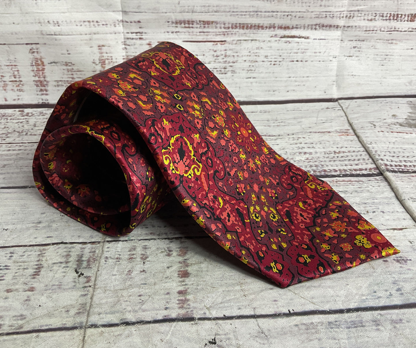 Ermenegildo Zegna Silk Tie OS Red