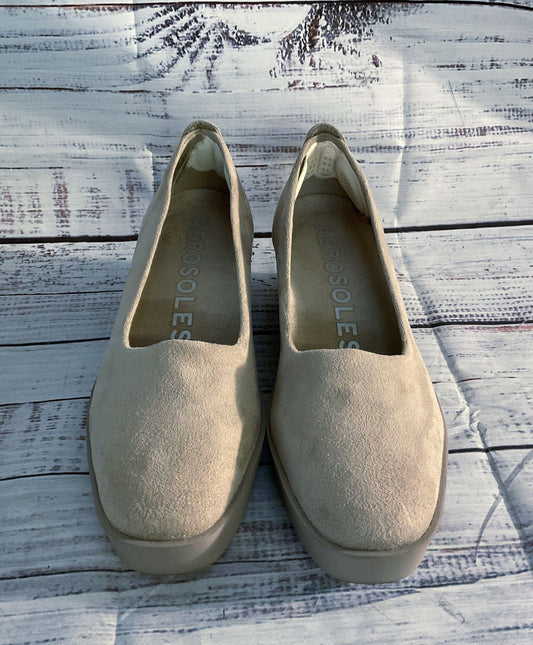 Aerosoles Cowley Wedge Slip On Shoes Taupe 6