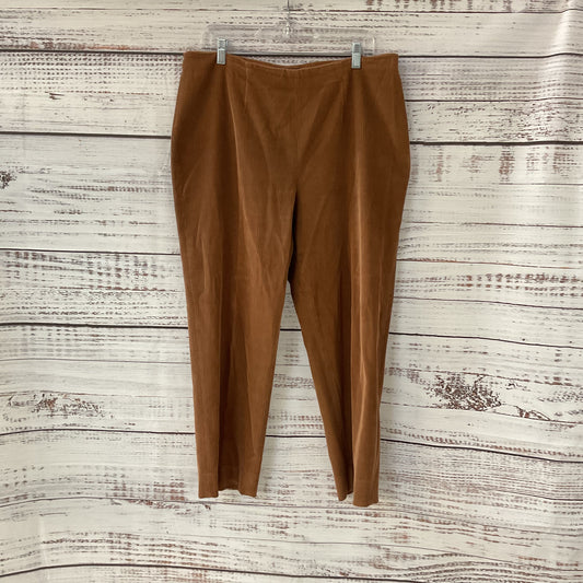 Piazza Sempione Brown Corduroy Side Zip Pants - Size IT50 US XL