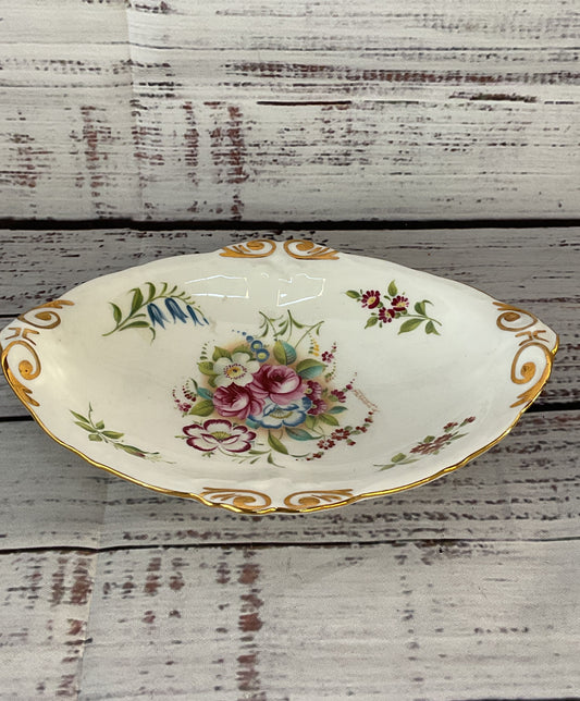 Hammersley Millington Sprays Bone China Soap Dish Multicolor