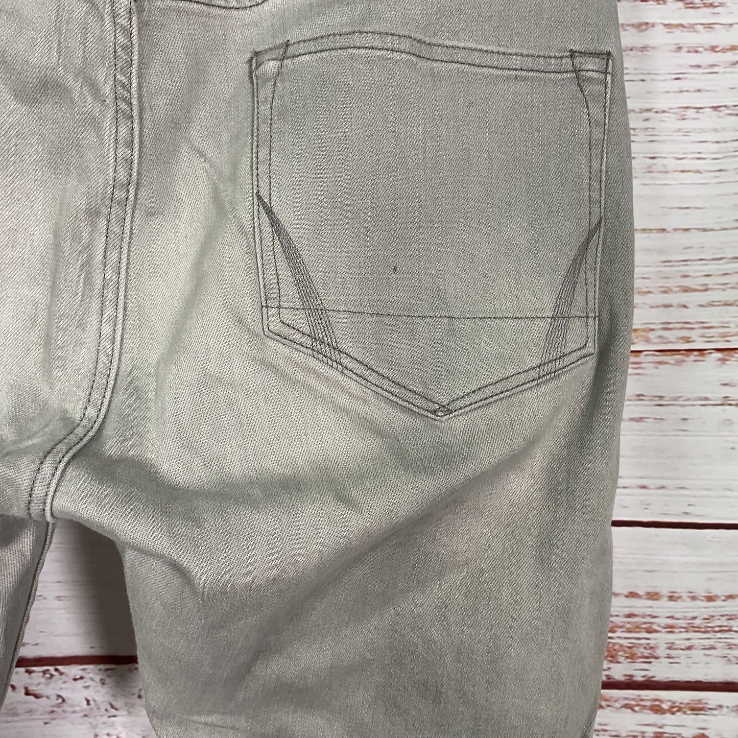 All Saints Gray Cigarette Slim Straight Denim Jeans Pants - Size 34x28