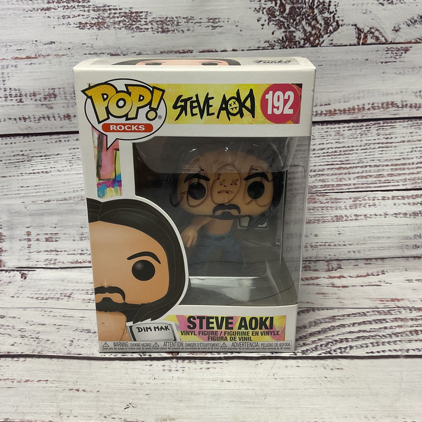 Funko Pop Steve Aoki Signed? Autographed? #192 Figure