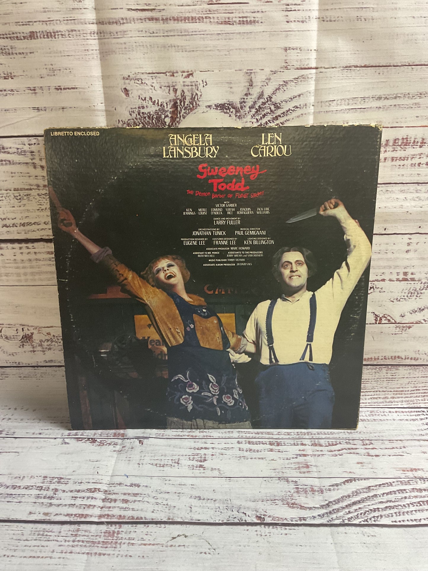 Sweeney Todd Vinyl Record Lp Original Cast