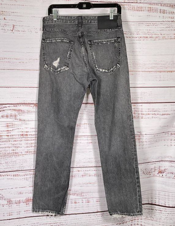 Rag & Bone Rosa Boyfriend Jeans Black Magic 25