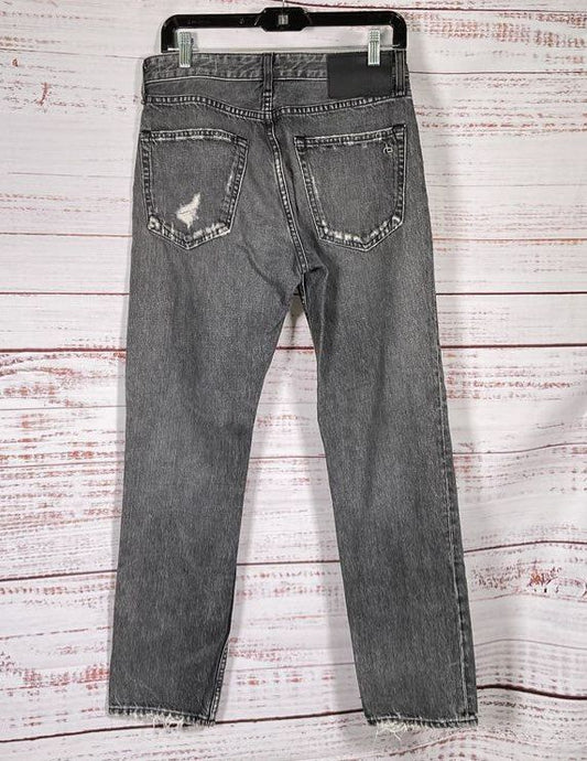 Rag & Bone Rosa Boyfriend Jeans Black Magic 25