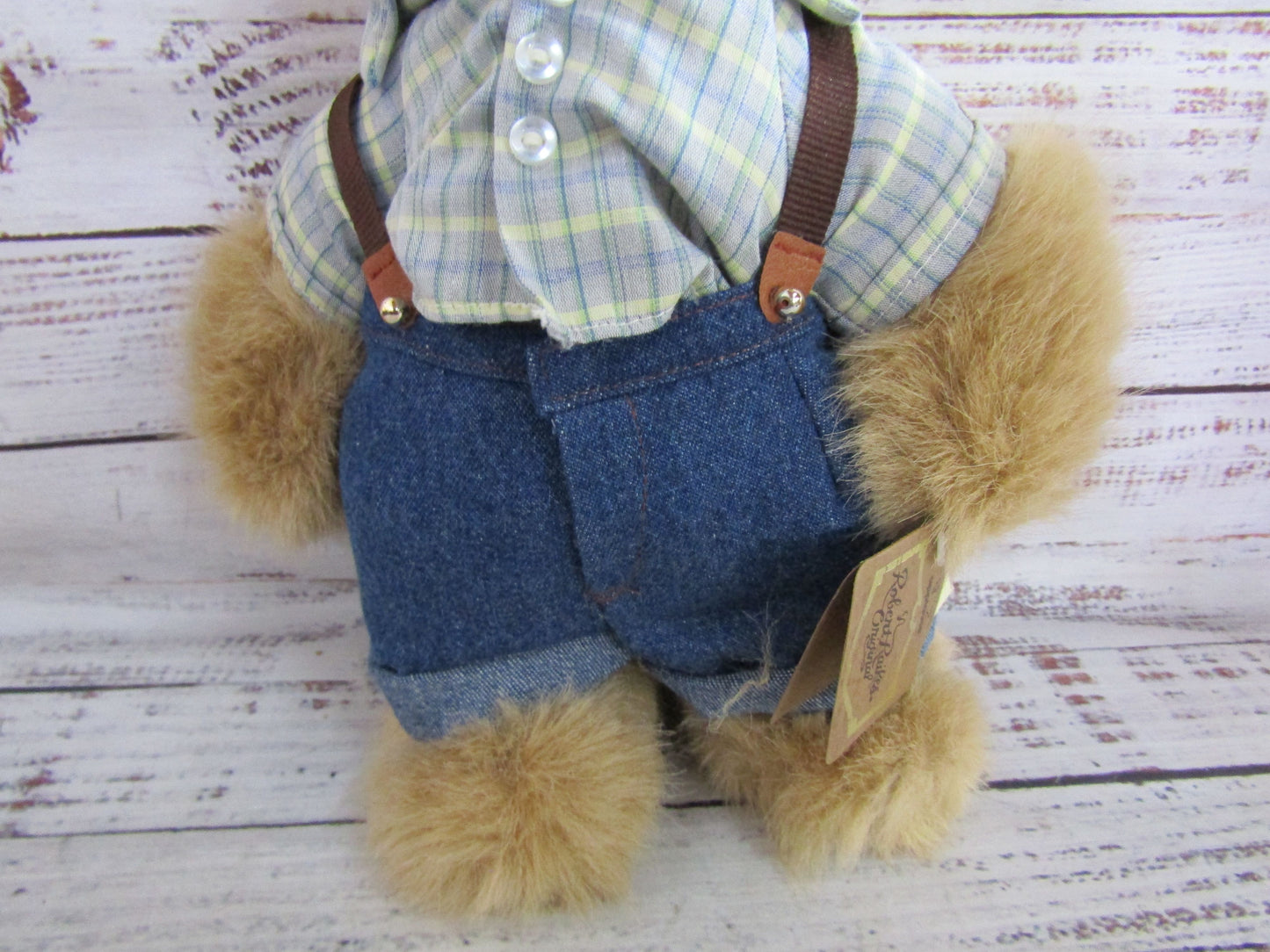 Robert Raikes Dylan Carved Wood Bunny Figurine