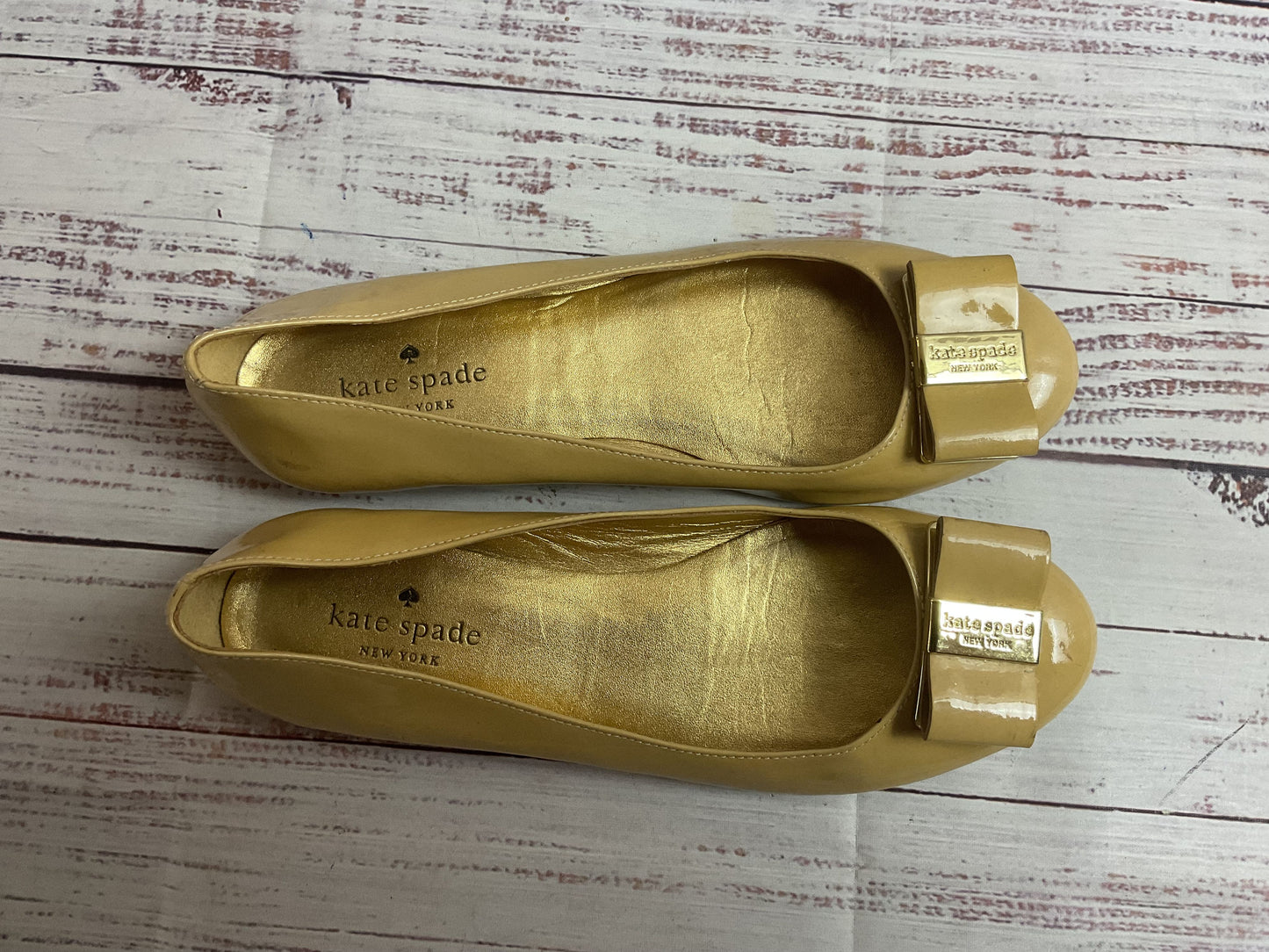 Kate Spade Yellow Slip-On Slide Women 7M