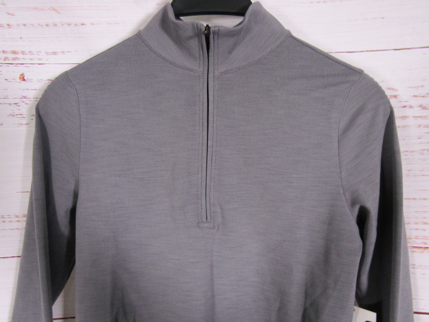 Splits59 Stevie Women's Heather Gray Half Zip Sweater Size S