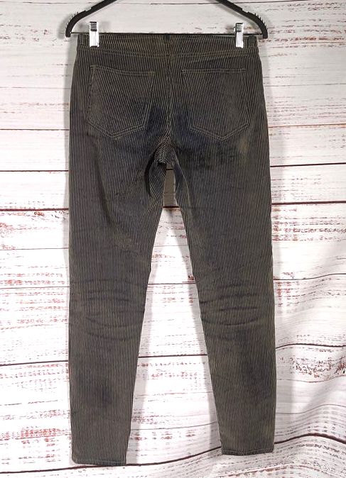 Acne Studios No Blue Flock Striped Textured Jeans Multicolor 27/32