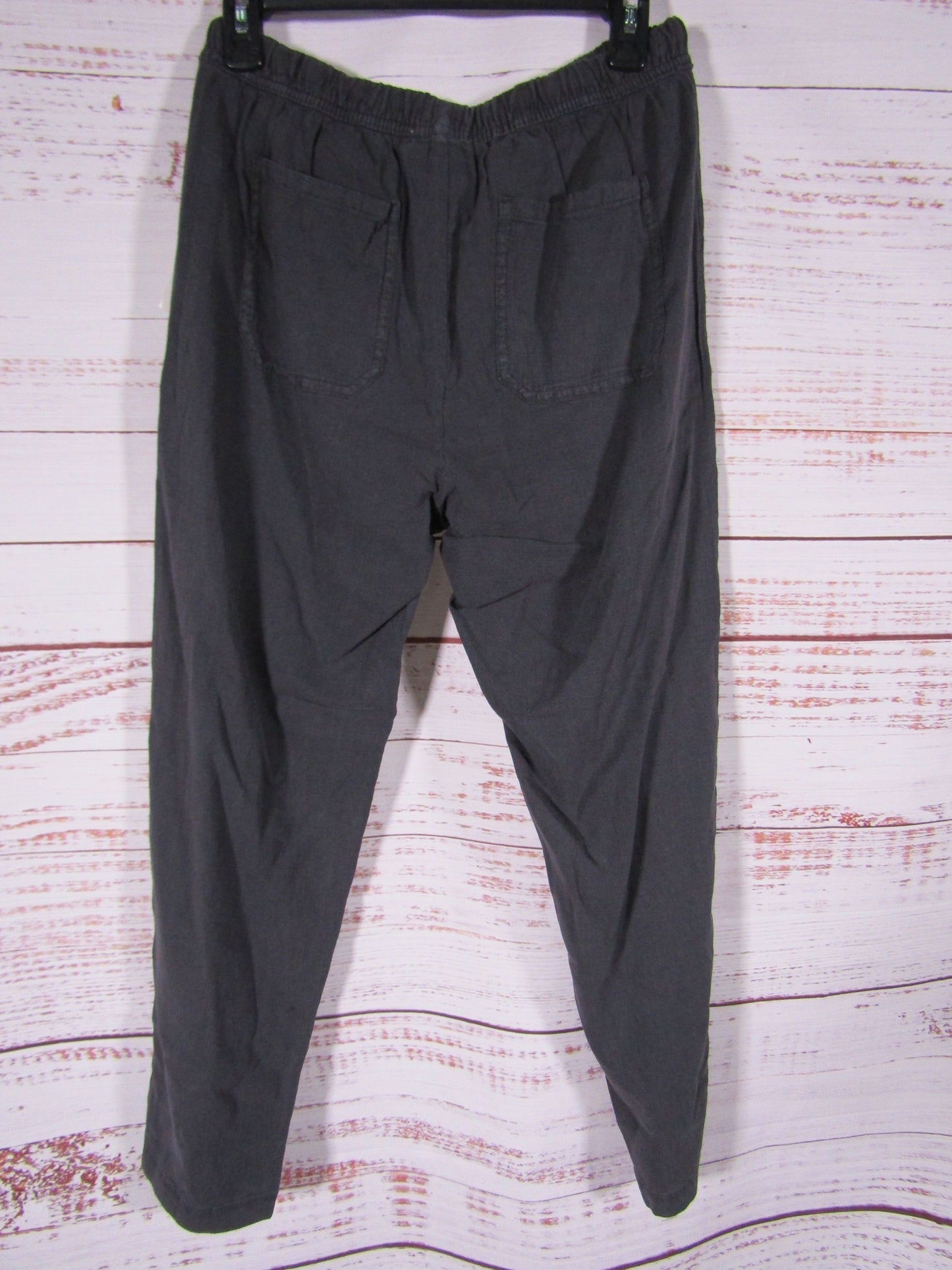 Splendid Angie Women's Gray Linen Blend Drawstring Pants Size S RS4C970
