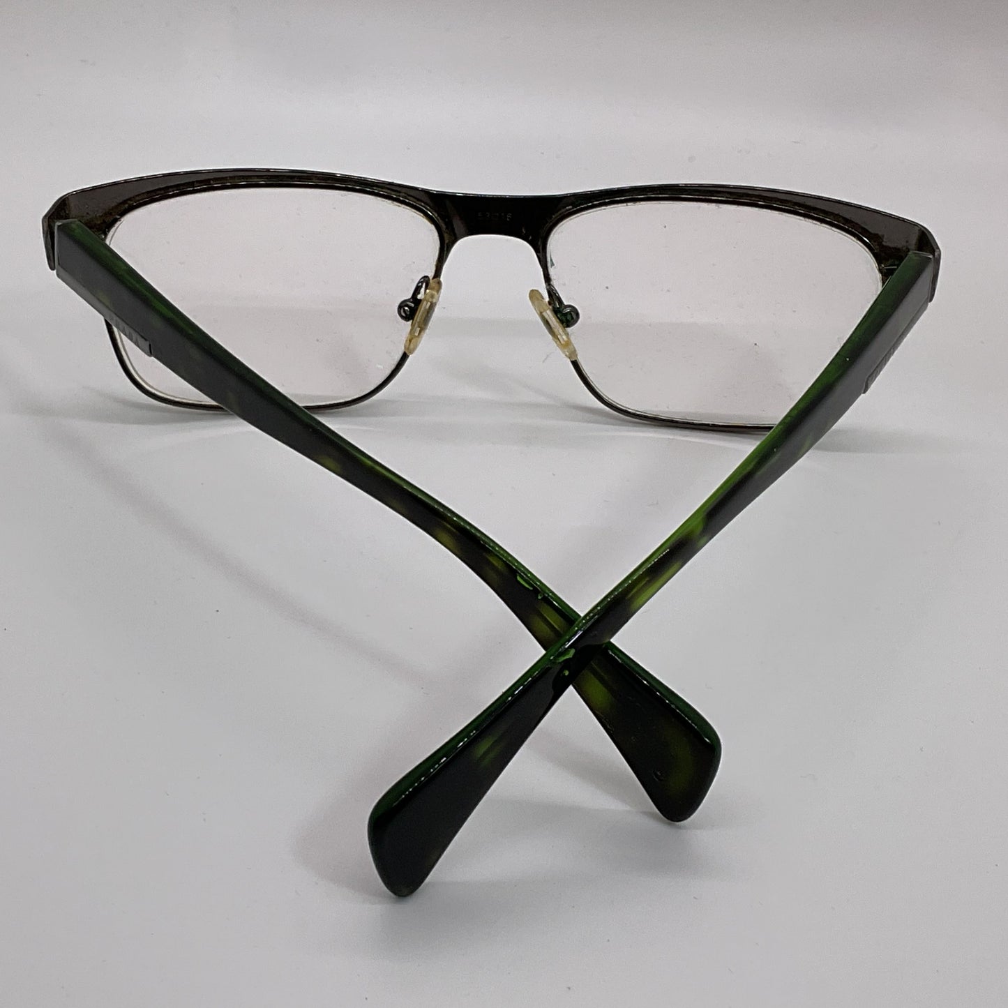 PRADA VPR61P Green Tortoise Eyeglasses 53[ ]16 140 (FRAMES ONLY)